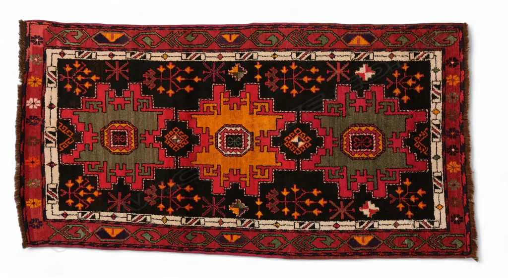 Kurdish Kazak wool pile rug, Image 1++